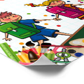 Poster Retour à l'affiche scolaire (Coin)