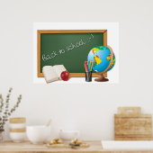 Poster Retour à l'école (Cuisine)