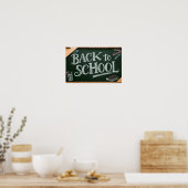 Poster Retour à l'école (Cuisine)