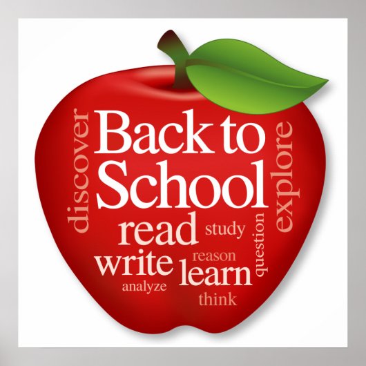 Poster Retour à l'école (Devant)