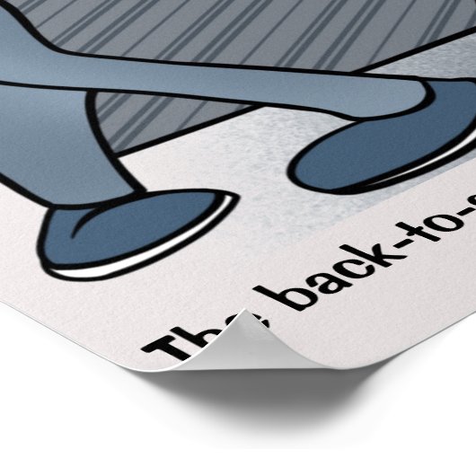 Poster Retour À L'École (Coin)