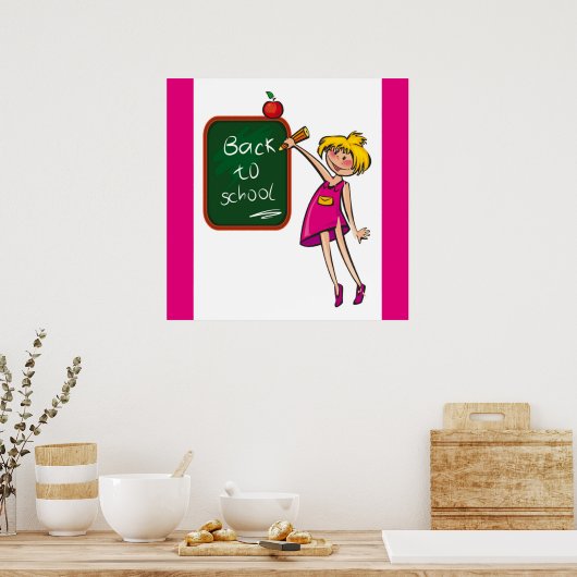 POSTER RETOUR À L'ÉCOLE (Cuisine)