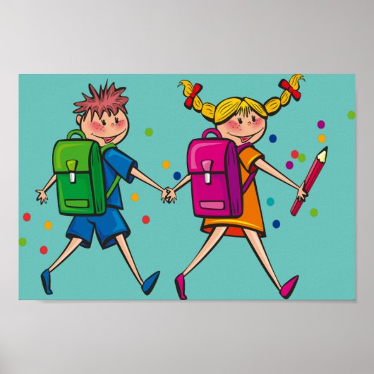 Poster Retour à l'école (Devant)