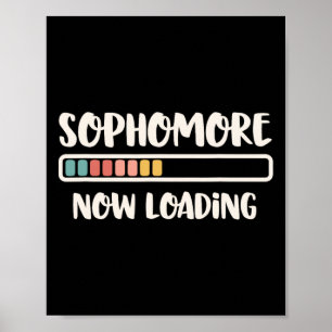 Poster Retour à l'école 10e année 10 Seconde Maintenant e