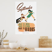 Poster Retour À L'École 1940 WPA (Cuisine)