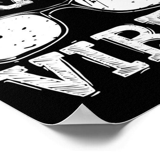 Poster Retour à l'école 5e année Vibes Premier jour Ensei (Coin)