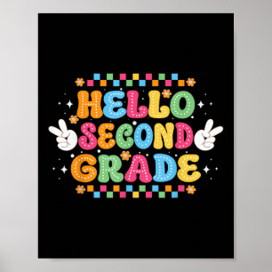 Poster Retour À L'École Bonjour Équipe de 2e année B