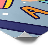 Poster Retour à l'école. CALENDRIER DE L'ÉCOLE (Coin)