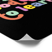 Poster Retour à l'école Motivation C'est un bon jour pour (Coin)