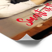 Poster Retour à l'école Norman Rockwell dessin style (Coin)