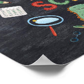 Poster Retour à l'école Panneau d'affiche imprimable (Coin)