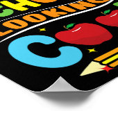 Poster Retour À L'École Premier Jour De L'École Enseignan (Coin)