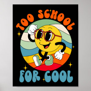Poster Retour À L'École Sourire Visage À L'École Pour Le 