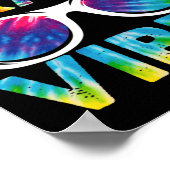 Poster Retour À L'École Vibes De 5E Année Tie Dye Cinquiè (Coin)