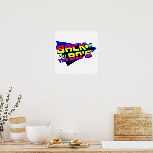 POSTER RETOUR AUX ANNÉES 80 (Cuisine)