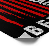 Poster Retour Biden Kamala Harris 2020 Parti libéral-démo (Coin)