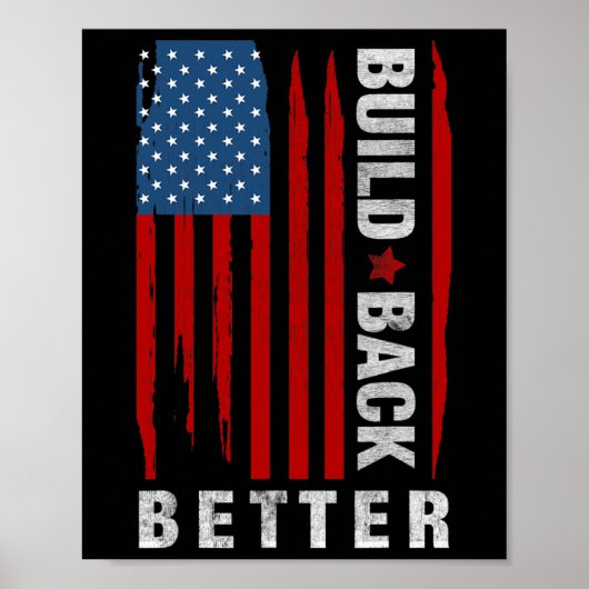 Poster Retour Biden Kamala Harris 2020 Parti libéral-démo (Devant)