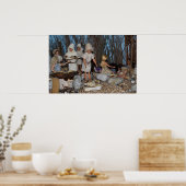 Poster Retour de la chasse. (Cuisine)