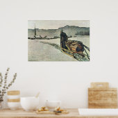 Poster Retour de la forêt par Giovanni Segantini (Cuisine)