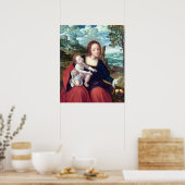 Poster Retour de la peinture nétholandish Vol vers l'Egyp (Cuisine)