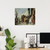 Poster Retour du fils prodigue, 1780 (Bureau à domicile)