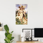 Poster Retour du printemps (Le Printemps) par Bouguereau (Bureau à domicile)