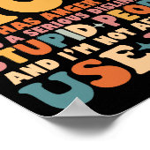 Poster Retour J'Ai Une Maman Fou, Elle A Des Problèmes De (Coin)