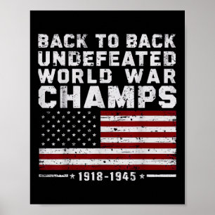Poster Retour Retour Retour Guerre Mondiale Indéférée Cha