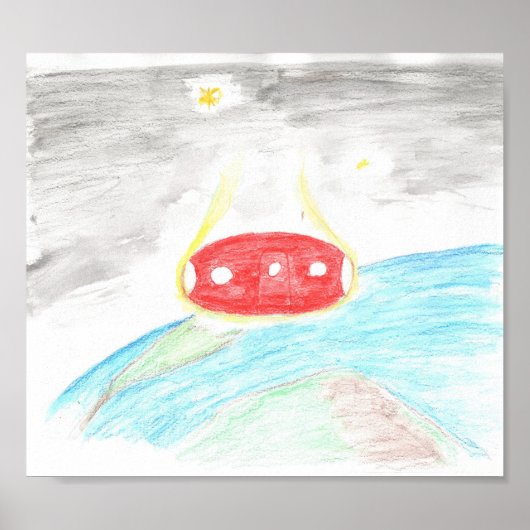 Poster Retour sur Terre (Devant)