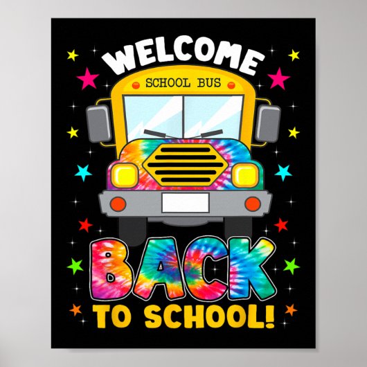 Poster Retourner À L'École Fun Outfit School Bus Driver (Devant)