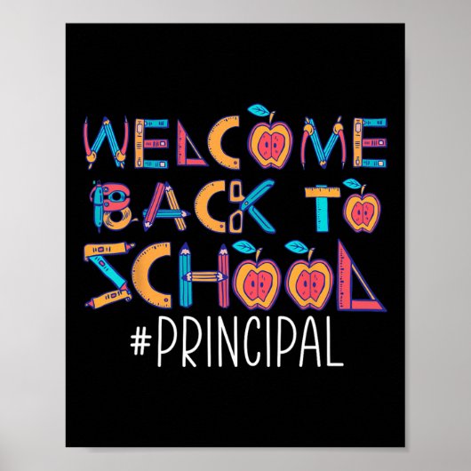 Poster Retourner À L'École Principal (Devant)