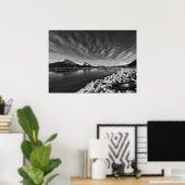 Poster Retourner le feu de lune (Bureau à domicile)