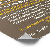 Poster Retrait Homme Maison Conception, Retrait Société A (Coin)