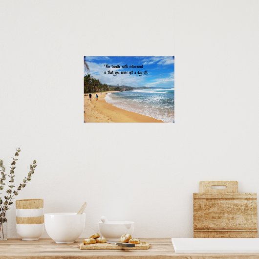 Poster Retraite (Cuisine)