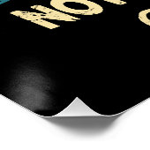 Poster Retraité 2024 Plus Mon Problème Drôle (Coin)