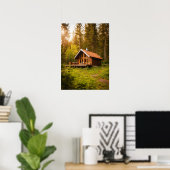 Poster Retraite de bois paisible - Cottage & Sauna Sereni (Bureau à domicile)
