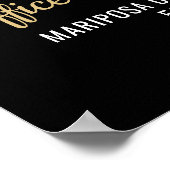 Poster Retraite de la police Ligne bleue Drapeau de la ph (Coin)