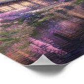 Poster Retraite de village Cherry Blossom (Coin)