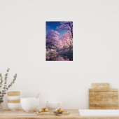 Poster Retraite de village Cherry Blossom (Cuisine)