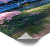 Poster Retraite des cerisiers en fleurs, paradis près de  (Coin)