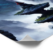 Poster Retraite des chutes d'eau Starlit (Coin)