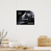 Poster Retraite ferroviaire sur mesure no 45 Train (Cuisine)