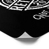 Poster Retraite officielle 2022 Parti de retraite Retrait (Coin)