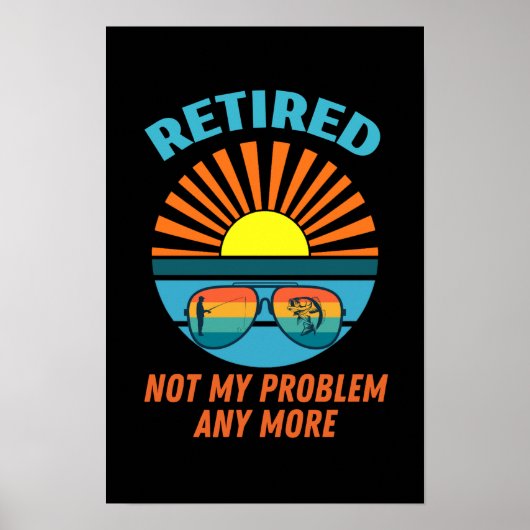 Poster retraité plus mon problème (Devant)