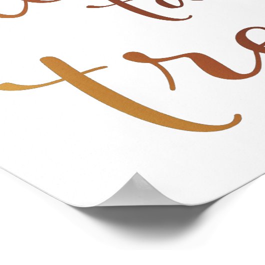 Poster Retraite Prendre Un Symbole D'Impression Douce (Coin)