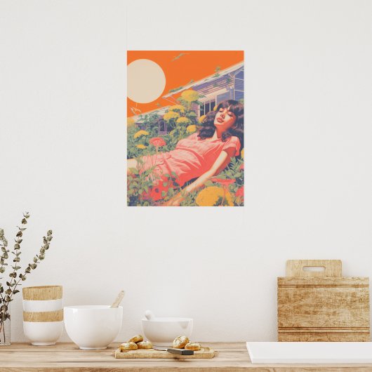 Poster Retraite tranquille (Cuisine)