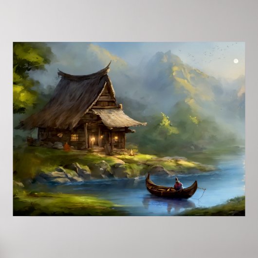 Poster Retraite tranquille : paradis de Lakeside (Devant)