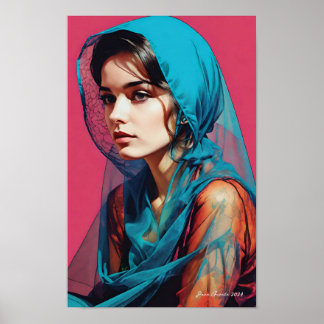 Poster Retrato pop 80