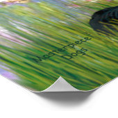 Poster Retrieur à revêtement plat 2 - Lys 2 (Coin)