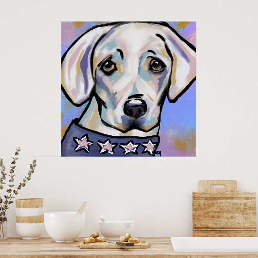 Poster Retriever du Labrador   (Cuisine)